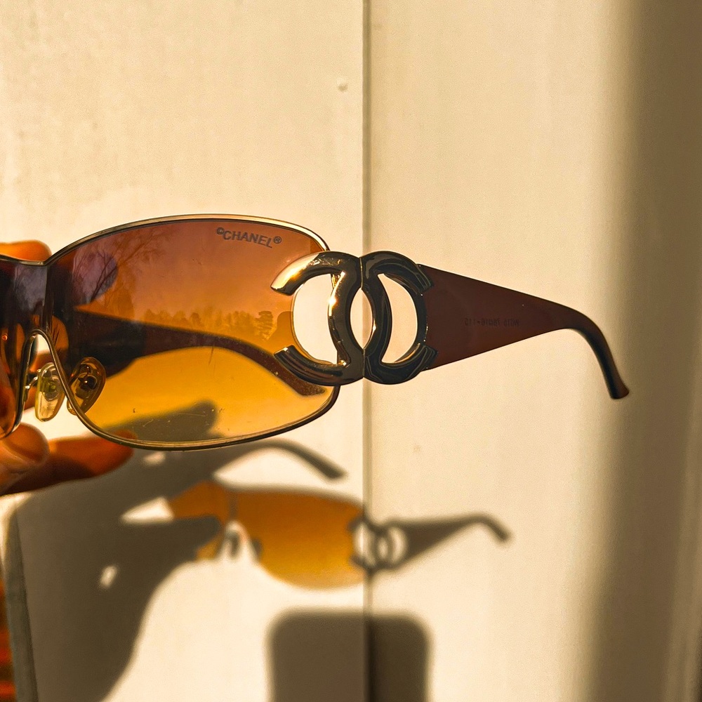Vintage Chanel Shield Sunglasses